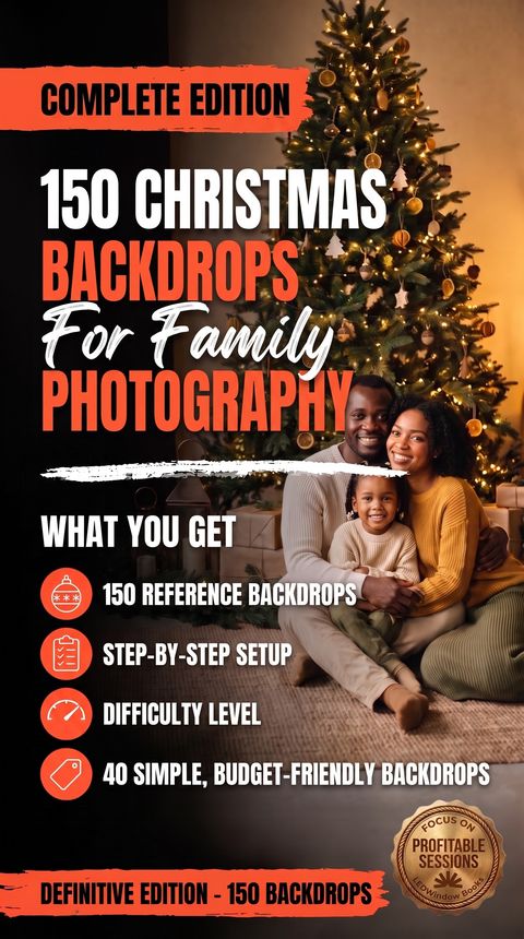 150 Christmas Backdrops